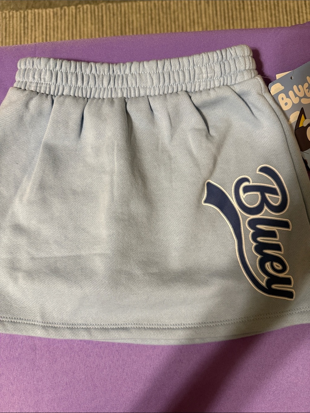 Bluet Light Blue Kids Skirt - Elastic Waist